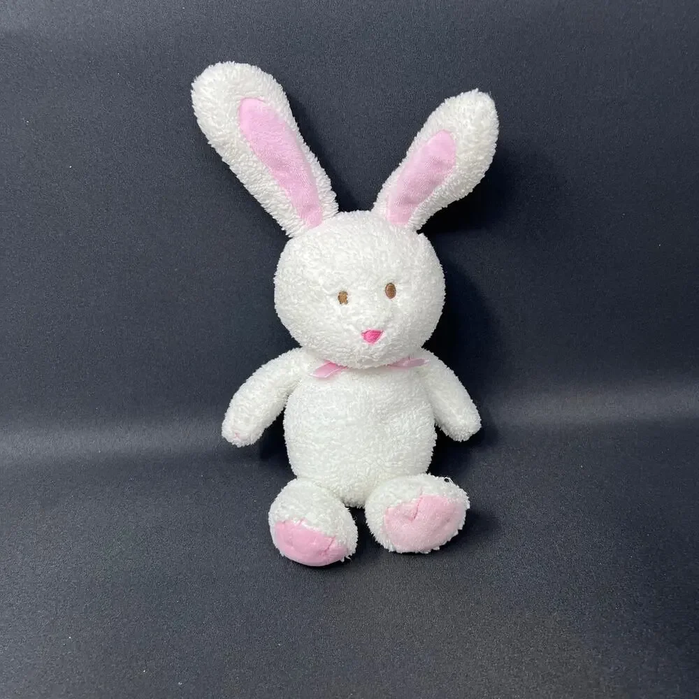 Carters White Bunny Plush 9